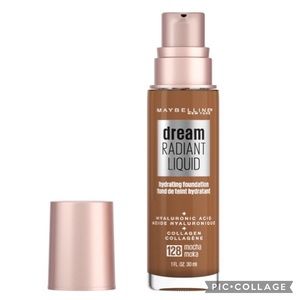 Maybelline Dream Radiant Liquid Hydrating Foundation 128 Mocha
